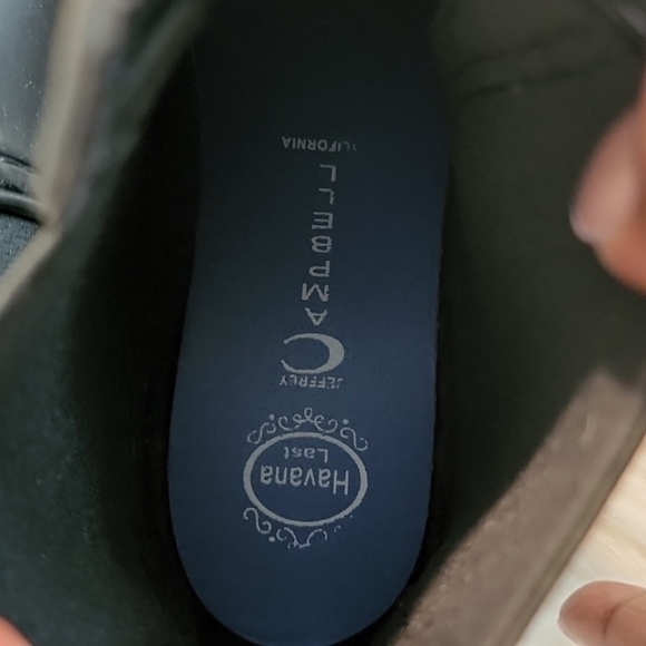 Jeffrey Campbell havana black matte Rain boots Outdoor Rubber Snow - Picture 7 of 8